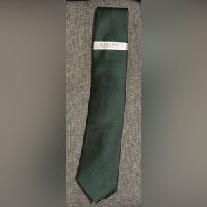 🌞Luther Pike Dark Green Satin Tie